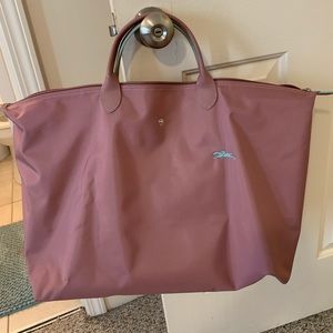 Long champ duffle/ overnight bag